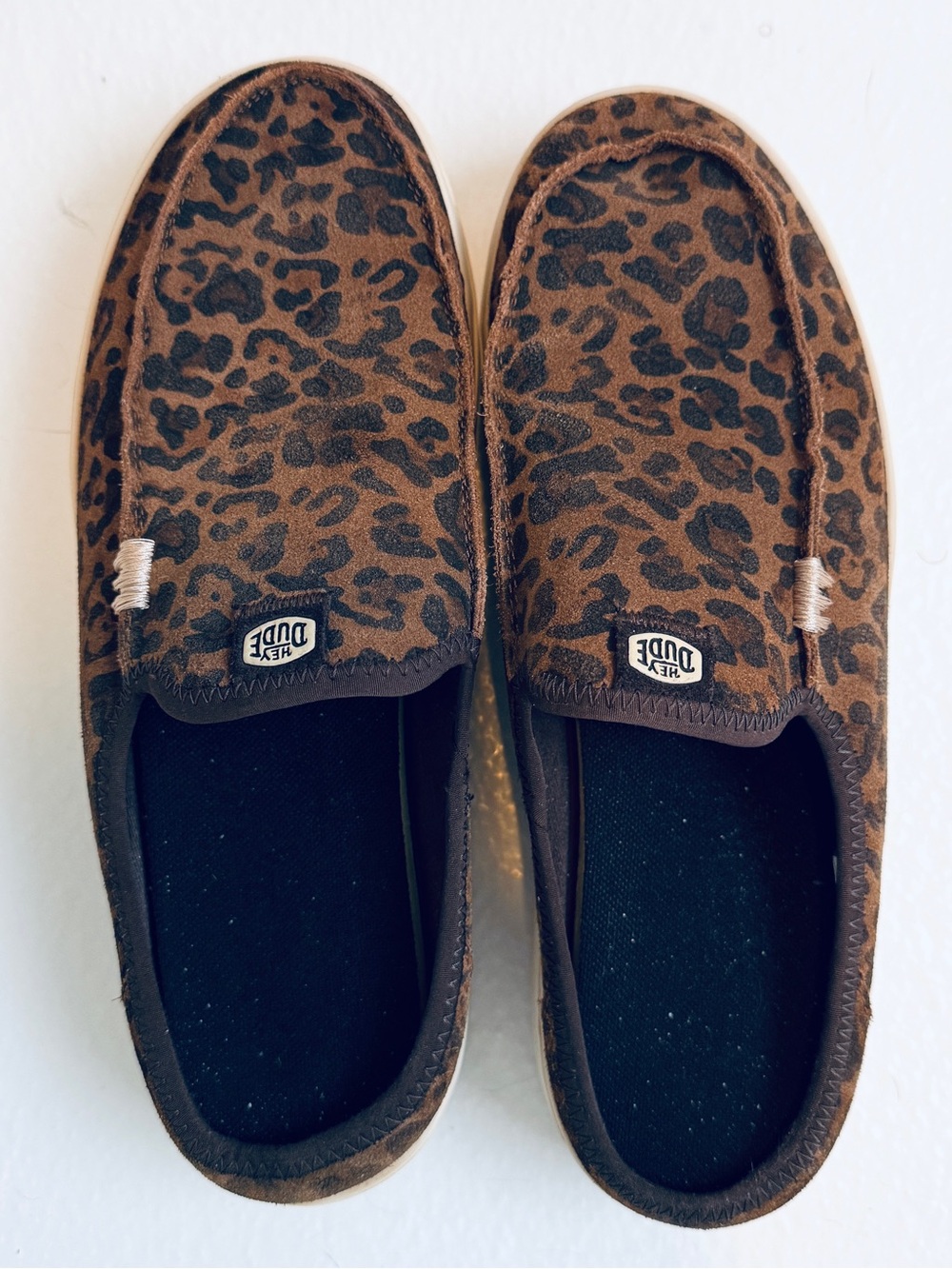 Hey Dude Women’s Brown Leopard Print Austin Lift Classic